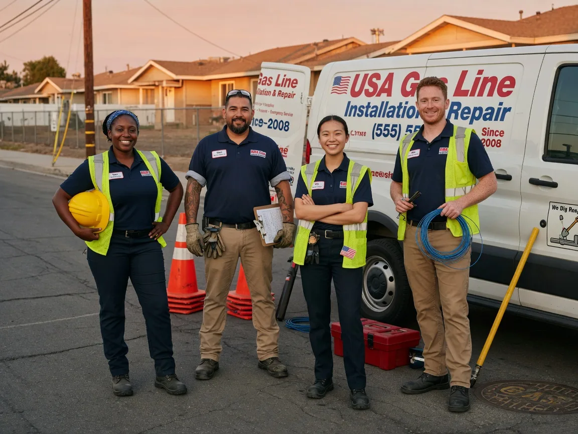 Gas Line Installation company in Vanderpool, TX